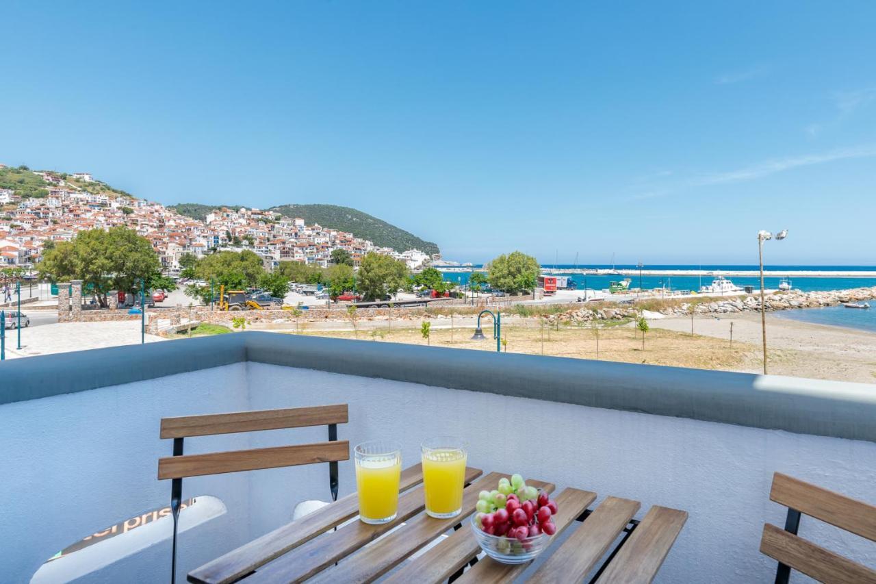 Uncle John'S Guesthouse Skopelos Town Bagian luar foto