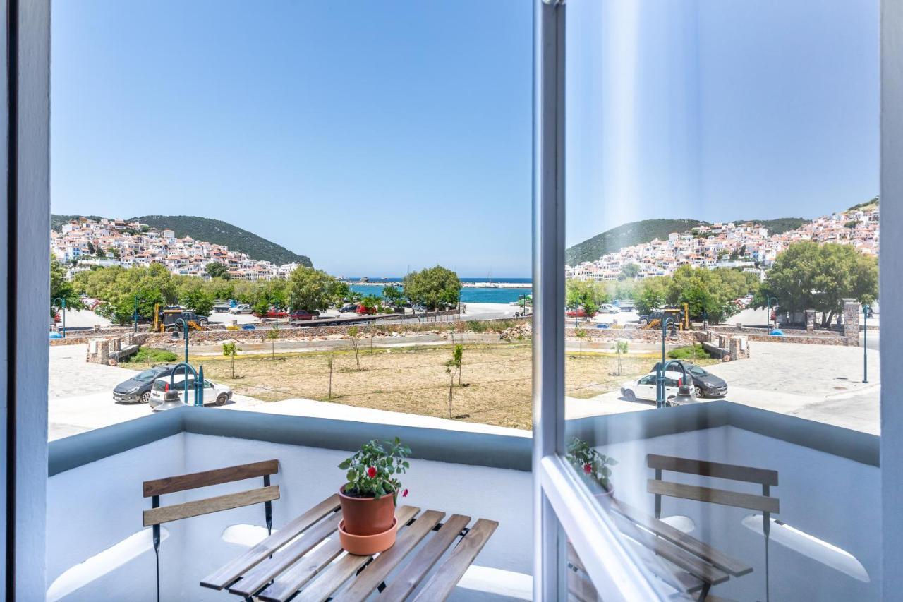 Uncle John'S Guesthouse Skopelos Town Bagian luar foto
