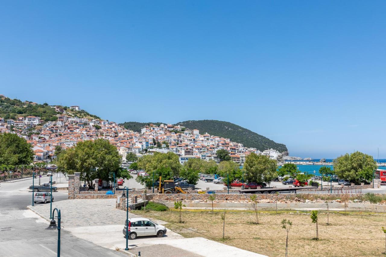 Uncle John'S Guesthouse Skopelos Town Bagian luar foto